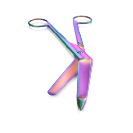 MDF Medical Scissors Trauma Shears 5.5 inches Bandage Surgical Grade Kaleidoscope-Rainbow Stainless Steel EMT Scissors for Doctors Nurses EMT Pros (MDF302KL)