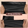 Jowlroel Black Poly Mailers with Handle 10x13 25 Pcs, Self-Seal