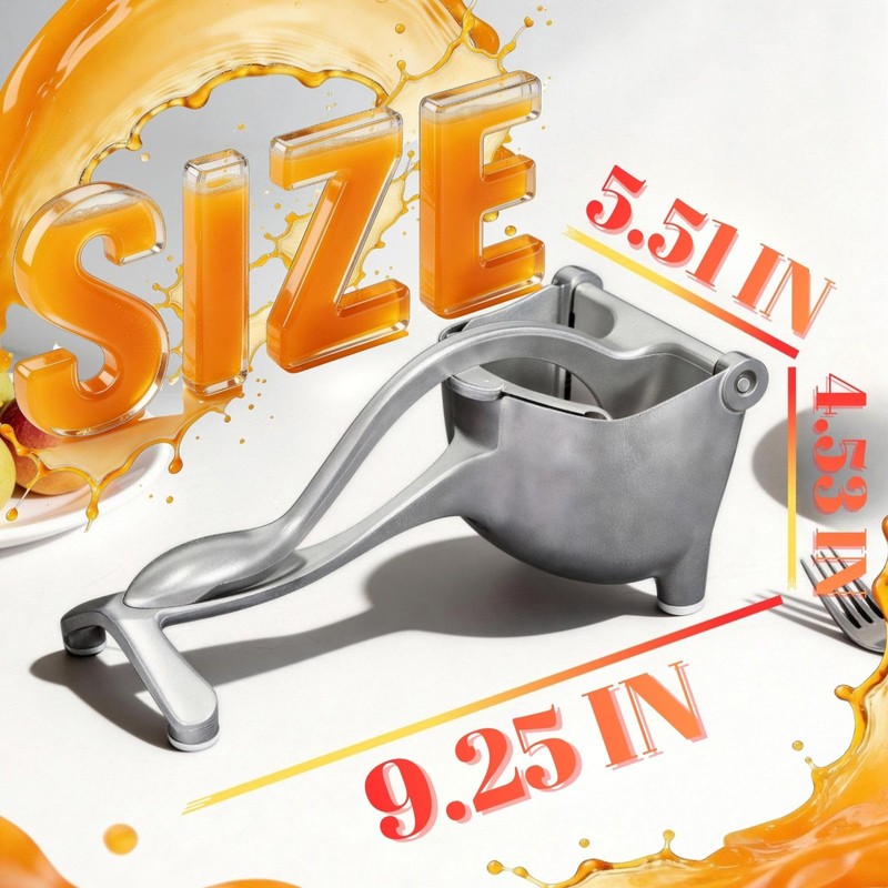 Heavy Duty Lemon Squeezer, Large Manual Citrus Press for Lemons