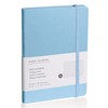 EMOMAS Lined Journal Notebook, (sky blue), 160 Pages, Medium 5.7