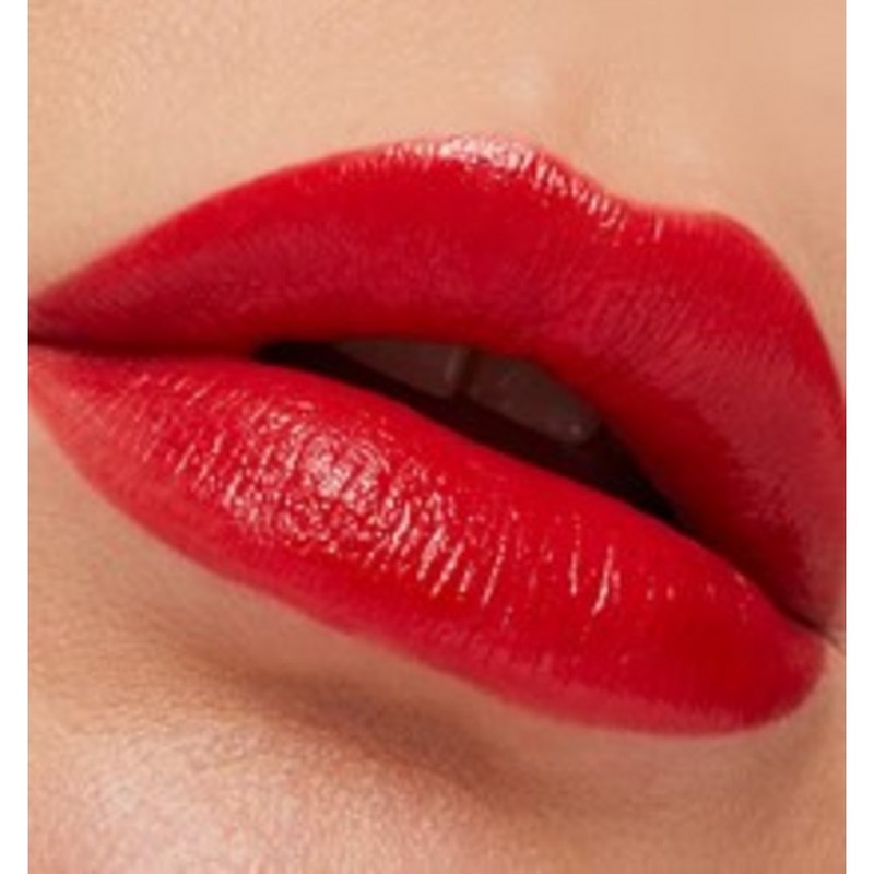 Anjumain Mac Maximal Sleek Satin Lipstick Left on Red ×