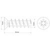 5mm x 9mm Euro Screws for Hinges Draw Runner Screws