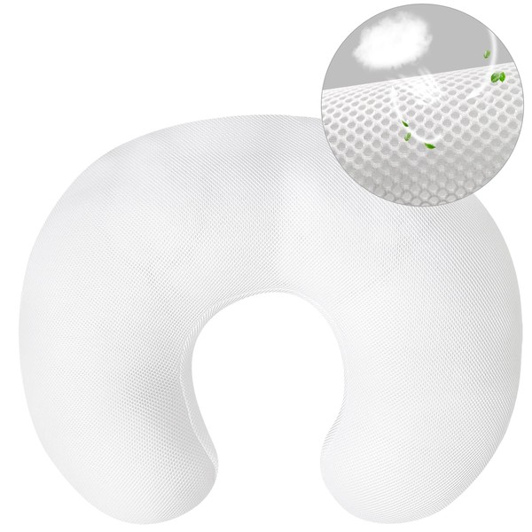Moonsea Nursing Pillows for Breastfeeding and Positioner Breathable, 3D Air Mesh Breastfeeding Pillow for Mom, Machine Washable, Not Stuffy, Nursing Pillow, Awake Time Only