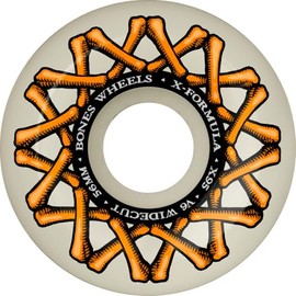 Bones Wheels X-Formula Widecuts スケートボードホイール、56mm、95A、V6ワイドカット。