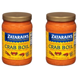GeauxDat Cajun Favrits Cajun Crawfish, Shrimp & Crab Boil, 4.5 lb (2 PACK) - Perfect Seafood Seasoning