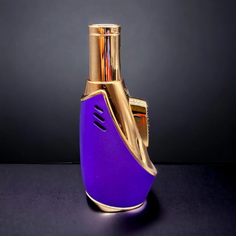Scorch Torch Lighter Single Flame Modern 61546 - Blue