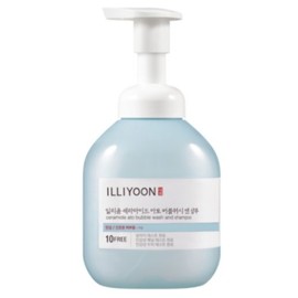 Illiyoon Ceramide Ato Bubble Wash & Shampoo 400ml All-in-one Hypoallergenic Mildly Acidic / 일리윤 세라마이드 아토 버블워시 앤 샴푸 400ml 올인원 저자극 약산성