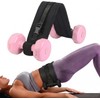 Hip Thrust Dumbbell Holder Belt, Wide Padded Support Belt for