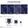 sourcing map Luxury Satin Oxford Pillowcases, Pair of 2 Navy