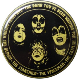 Kiss - Hailing From NYC - Head Shots - 1.25" Round Button