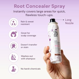 Root Touch Up Spray for Auburn Red Hair by Style Edit | Gray Hair Coverage and Temporary Auburn Red Hair Dye | 0.75 oz. Travel Size