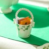 Grace Teaware Shamrock Fine Porcelain Tea Bag Basket