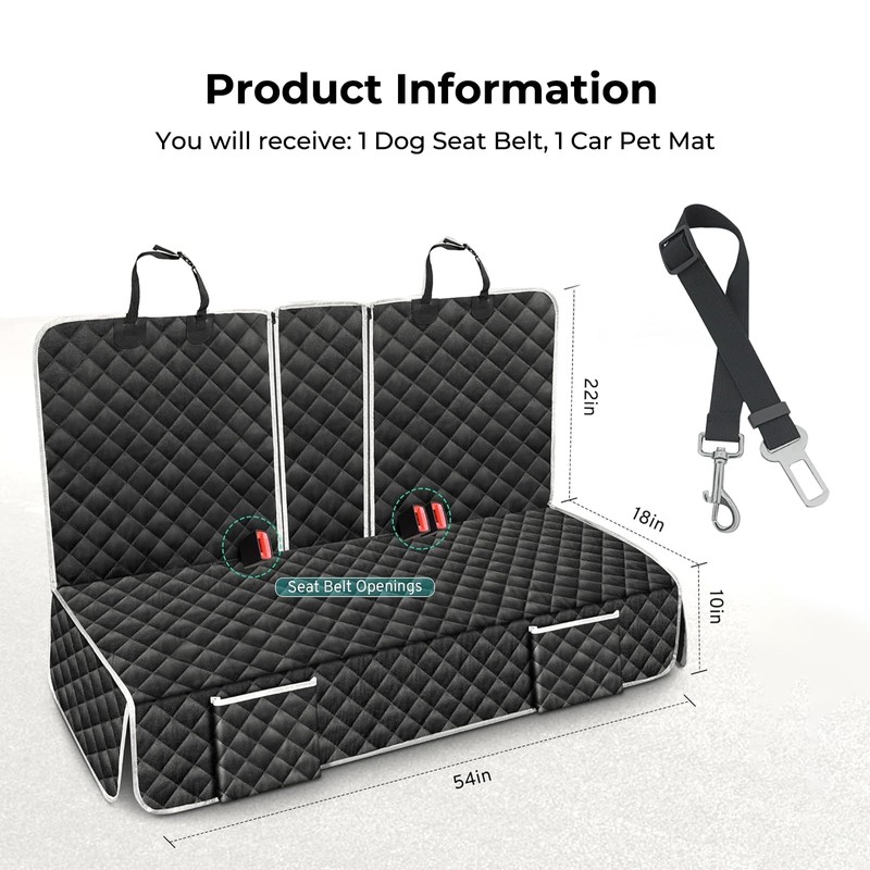 Erivis Dog Car Rear Seat Cover for Mazda CX-5 CX-50