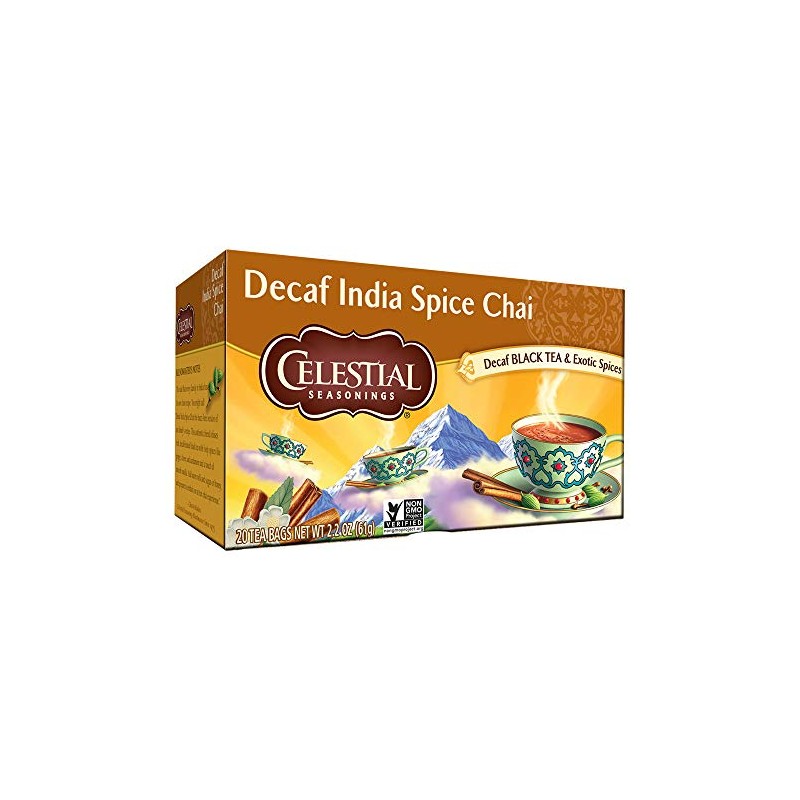 Celestial India Spice Chaidecafe 20 Bags