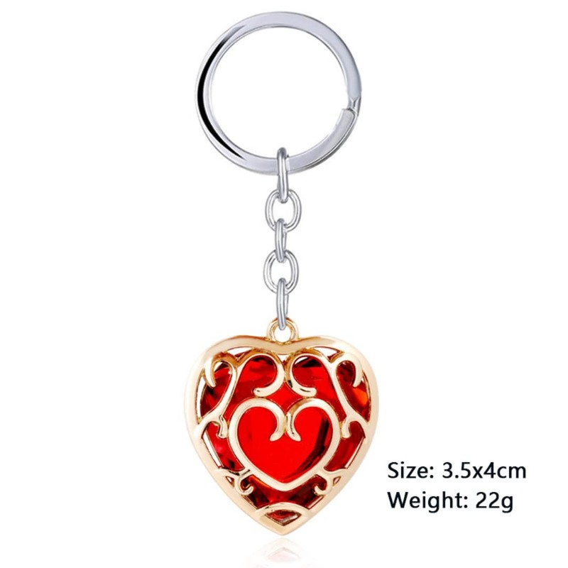 Profit.relaxed Zelda Key Chain Zelda Accessory Keychain 1 Piece, red
