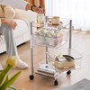 OnDisplay Multi-Tier Rotating Swivel Bin Storage Basket Tower - Kitchen/Bath/Laundry