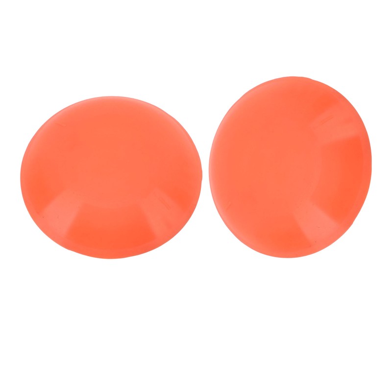 2Pcs Golf Force Pads Orange Rubber Reusable Skill Improvement Enhanced