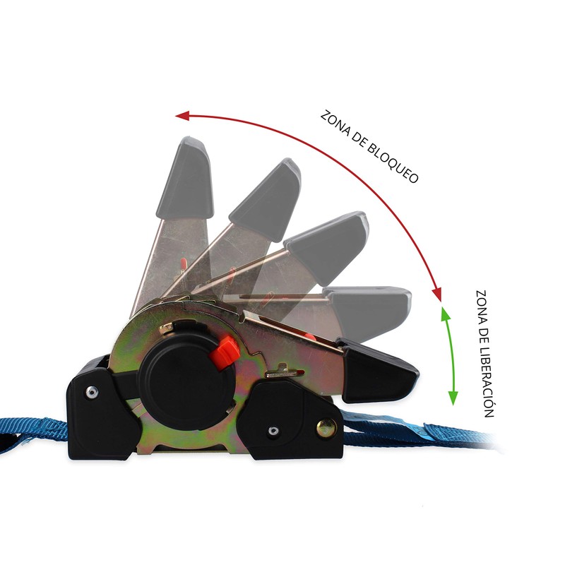 Ferrestock FSKCOS002 Ratchet Tie Down Strap with Reinforced Steel Hooks