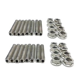 TUYOMEII Stud Kit Bolts Valve Cover Bolts Stainless Steel Big Block Fit for Chevy 396 402 427 454 502 GM,16Pcs