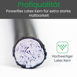 CargoVA Rubber Rope 5 mm 10 m Black – Expander Rope 70% Stretch – Weatherproof Tension Rope for Trailers, Awnings, Tarpaulins, etc