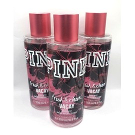 VICTORIA'S SECRET FRESH & CLEAN VACAY FRAGRANCE BODY MIST 8.4 OZ (SET OF 3)