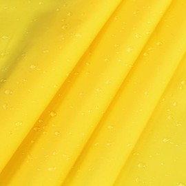 Vonty Waterproof Fabric Ripstop Nylon Fabric by The Yard - 60 Inch Wide(1 Yard), Water Proof Yellow Fabric Lightweight Kite Fabrics for Tent Bag Tarp DIY Craft Travel Outdoor
