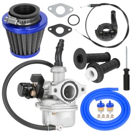 YOXUFA PZ19 19mm Carburetor for Apollo TaoTao Baja Coolster 110cc 125cc 50cc 70cc Pit Dirt Bike ATV SSR Xmotos X-Pro Chinese 4 Wheel Quad 4 Stroke Parts with 7/8 22mm Throttle Grip