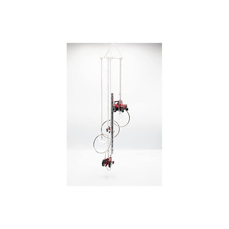 Wind Chime with Red Tractor by MAAC