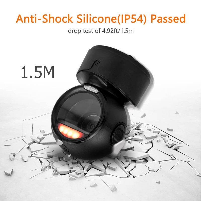 NetumScan Automatic Omnidirectional Desktop Barcode Scanner, Hands Free USB Wireless