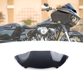 WYNMOTO 8" Smoke Windshield Windscreen Wind Splitter Compatible for 2015-2024 Harley Davidson Touring Road Glide FLTR 2016 2017 2018 2019 2020 2021 2022