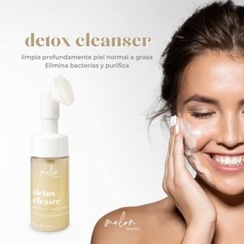 Melon Beauty - Limpieza profunda Piel normal, mixta y grasa. Con Brush aplicador para una limpieza profunda. Ideal para Uso Diario