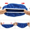 X AUTOHAUX 5pcs 9-10 Inch Soft Microfiber Car Waxing Polisher