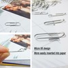 FZGUSYAF 326PCS Metal Clips - 15mm, 19mm Black Foldback Clips