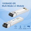 10GBase-SR SFP+ Transceiver,10G Multi-Mode SFP+ LC Module 850nm,up to 300