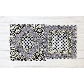 June Tailor KIT Project Bag, Fabric, Gray Zippity-do-Done(tm), L