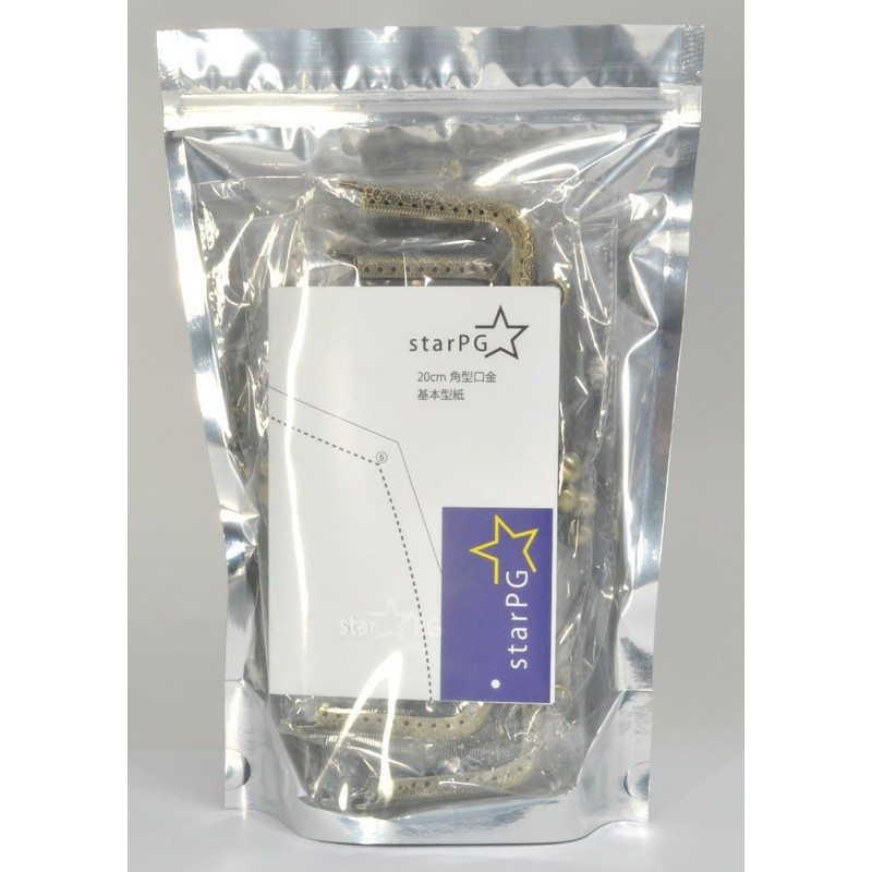 starPG Square Shape 7.9 inches (20 cm) Medium Handle Clasp