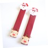 KOMBIUDA 4pcs Christmas Snowman Pattern Refrigerator Handle Covers Washable Stainless