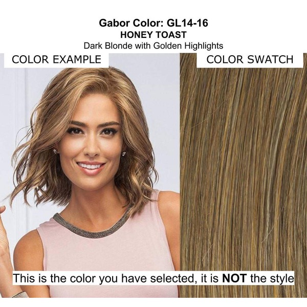 Top Tier Hair Topper Color GL14-16 HONEY TOAST - Gabor