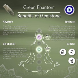 LUCKBOOSTIUM Elephant with Green Phantom Crystal and Mandala Hanging Pendant - Sign of Good Luck & Blessing - Home & Office Decorative Things & Accessories - Car Ornaments for Rear View Mirror