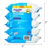 Equate Hypoallergenic Flushable Wet Wipes, Fresh Scent, 240 Wipes, 5