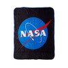Hot Topic NASA Logo Throw Blanket Multi None