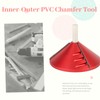 PVC Deburring Tool, 2 in 1 Exterior Interior PVC Deburring