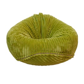 Cover without filler Bean Bag Cover Bean Bags Chair without Filling Stuffed Animal Storage Washable Soft Plush Sofa Cover (Green, X-Large)