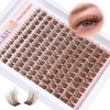 Brown Lash Clusters Invisible Band Natural Eyelash Clusters Wispy Lash