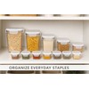 12PCS Food Storage Containers with Lids - Plastic Kitchen Pantry