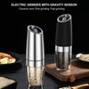 Salt and Pepper Grinder Electric Stainless Steel Gravity Sensor Adjustable
