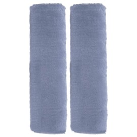sourcing map 2pcs Car Seat Belt Pad Soft Fiber Seatbelt Shoulder Strap Covers Comfortable Driving Cushion Universal Car Accessories for Car, Grey