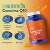 Liv Nutrition Coenzima Q10 200 Cápsulas Vegano Gluten Suplemento Alimenticio