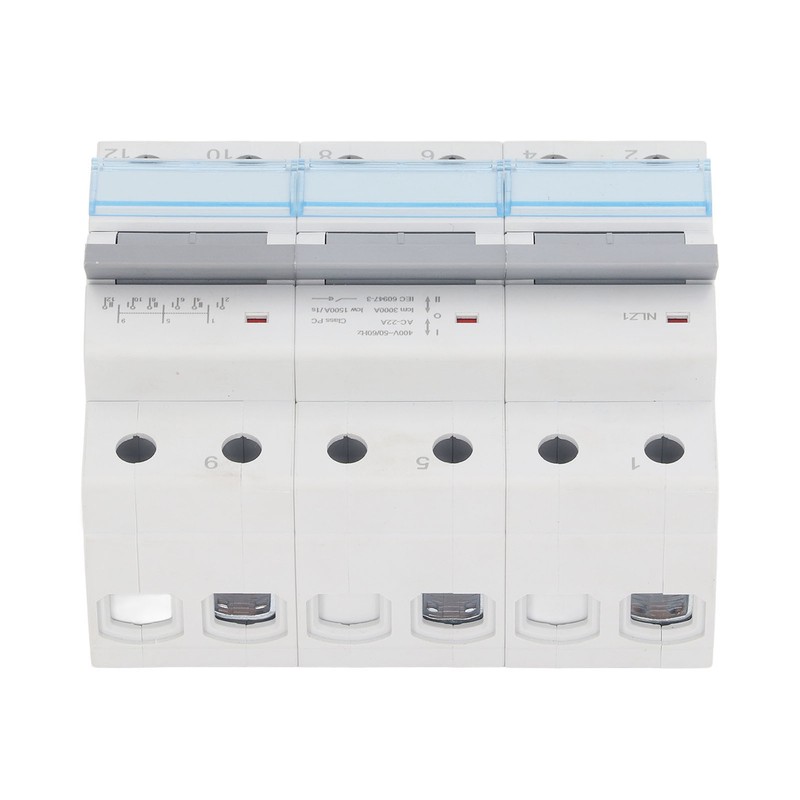 400VAC Dual Power Manual Transfer Switch 35mm DIN Rail Mount