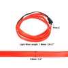 X AUTOHAUX 1 Meter/3ft Car Interior USB EL Wire String